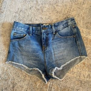 Zara Denim Shorts (mid-waist)